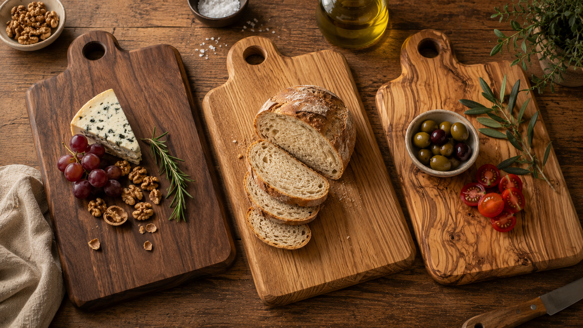 Walnuss, Eiche oder Olive: Welches Holz passt wozu?