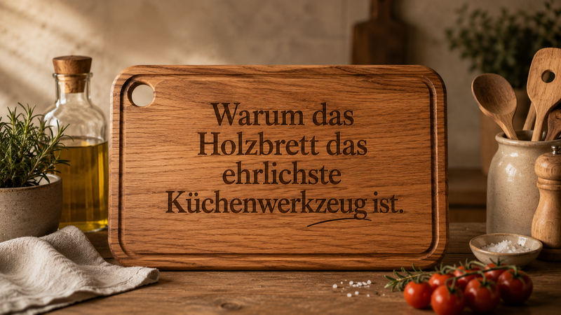 Warum das Holzbrett das ehrlichste Küchenwerkzeug ist