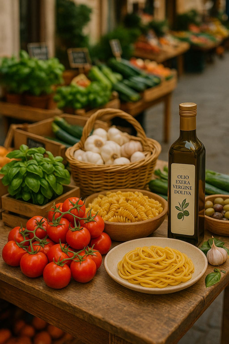 Glutenfreie Pasta mit Tomaten-Basilikum-Soße